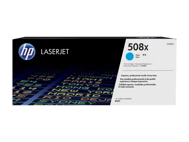 HP 508X - Høy ytelse - cyan - original - LaserJet - tonerpatron (C...