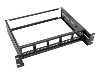 Eaton Tripp Lite Series Adjustable Rack-Mount DIN Rail Kit Top Hat, Mini Top Hat and G-Style Rails - DIN-skinnemonteringssett - rackmonterbar - svart - 2U - 19&quot;
