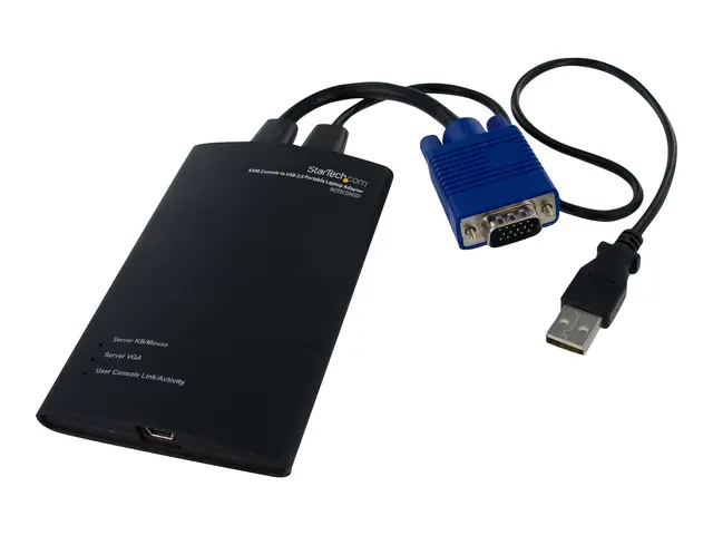 StarTech.com Crash Cart Adapter - 1920 x 1200 Portable Laptop USB ...