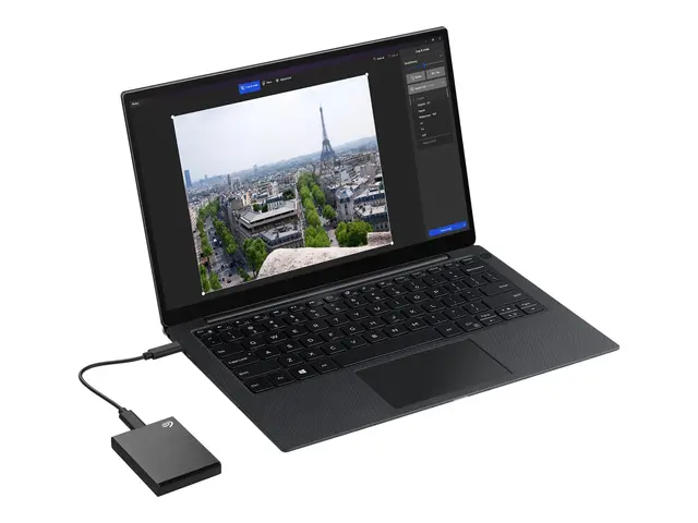 Seagate One Touch SSD STKG1000401 - 1 TB ekstern (bærbar) USB 3.0 ...