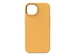 KEY Original - Baksidedeksel for mobiltelefon MagSafe-samsvar - silikon, polykarbonat - honningkakeoransje - for Apple iPhone 14 (6.1 tommer)