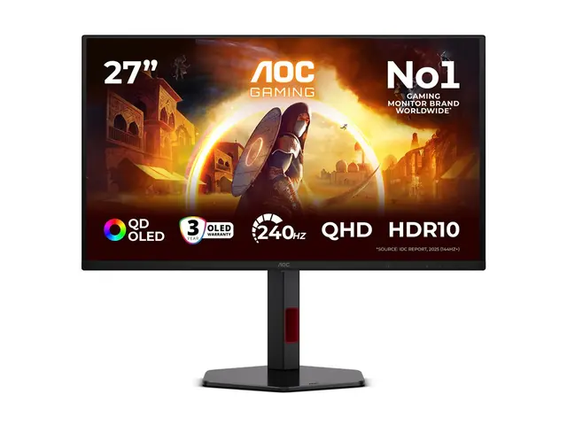 AOC Gaming Q27G4ZDR - G4 Series OLED-skjerm gaming 27" (26.5" synl...