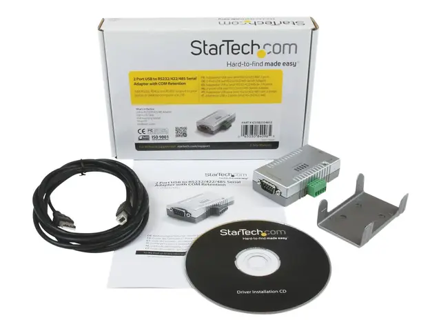 StarTech.com USB to Serial Adapter - 2 Port RS232 RS422 RS485 COM ...