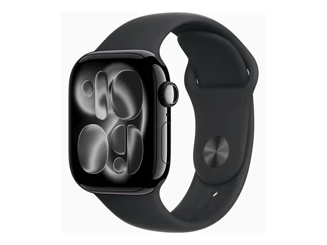 Apple Watch Series 11 (GPS + Cellular) - 42 mm jet svart aluminium...