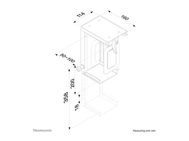 Neomounts CPU-D075 - Monteringssett (CPU-montering) fast svart und...