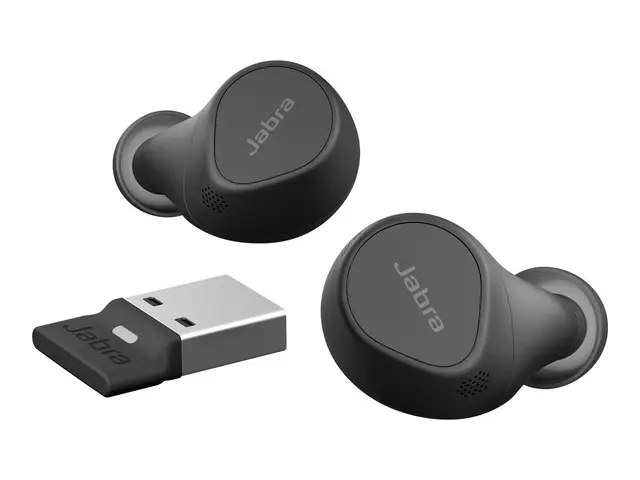 Jabra Evolve2 Buds MS - True wireless-hodetelefoner med mikrofon i...