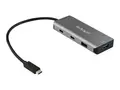 StarTech.com 4 Port USB C Hub w/ 2x USB A &amp; 2x USB C, SuperSpeed 10Gbps USB Type-C 3.1/3.2 Gen 2 Hub, USB Bus Powered, Portable USB-C to USB Adapter Hub, Aluminum, 9.8&quot; (25cm) Cable Windows/macOS/Linux - hub - 4 porter