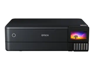 Epson EcoTank ET-8550 - Multifunksjonsskriver farge - ink-jet - påfyllbar - A3 (medie) - opp til 16 spm (trykking) - USB, LAN, Wi-Fi(ac), USB-vert - svart