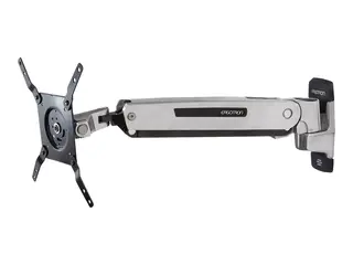 Ergotron Interactive Arm LD - Monteringssett (leddarm, VESA-adapter, veggmonteringsbrakett) Konstant kraftteknologi - for LCD-skjerm - aluminium - sort trim, polert aluminium - skjermst&#248;rrelse: inntil 42&quot;
