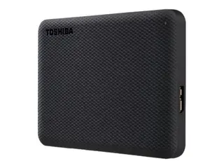 Toshiba Canvio Advance - Harddisk - 1 TB ekstern (bærbar) - 2.5" - USB 3.2 Gen 1 - svart