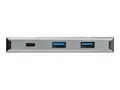 StarTech.com 4 Port USB C Hub (10Gbps) to 3x USB-A &amp; 1x USB-C, 100W Power Delivery Passthrough Charging, Compact/Portable USB 3.1 Gen 2/USB 3.2 Gen 2 Type C Laptop Adapter, Works w/ TB3 Windows/macOS/Linux - hub - 4 porter