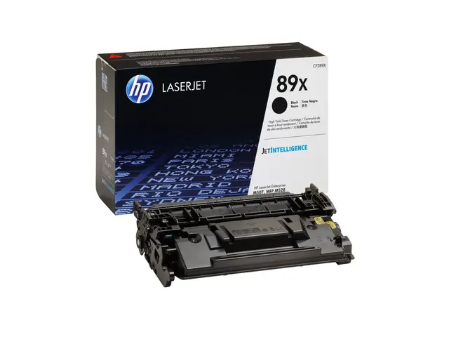 HP 89X - Høykapasitets svart original LaserJet tonerpatron (CF289X)