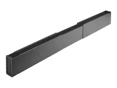 Eaton SmartRack - Kabelstyring - fra front til bak skinnemonterbar - svart