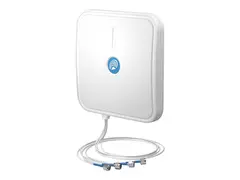 QuWireless QuSector 17HV-90-4 - Antenne - panel Wi-Fi - 14 dBi (for 2,3 - 2,6 GHz), 17 dBi (for 5,1 - 7,125 GHz) - direksjonal - innendørs / utendørs, takmonterbar / veggmonterbar