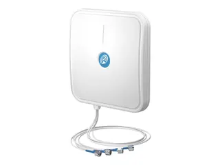 QuWireless QuSector 17HV-90-4 - Antenne - panel Wi-Fi - 14 dBi (for 2,3 - 2,6 GHz), 17 dBi (for 5,1 - 7,125 GHz) - direksjonal - innendørs / utendørs, takmonterbar / veggmonterbar
