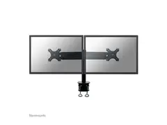 Neomounts FPMA-D700D - Monteringssett - full bevegelse for 2 LCD-skjermer - svart - skjermstørrelse: 19"-30" - klemmemonterbar, skrivebordsmonterbar