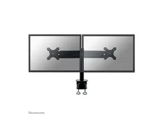 Neomounts FPMA-D700D - Monteringssett - full bevegelse for 2 LCD-skjermer - svart - skjermstørrelse: 19"-30" - klemmemonterbar, skrivebordsmonterbar