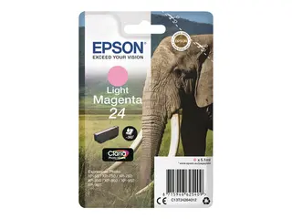 Epson 24 - 5.1 ml - lys magenta - original blekkpatron - for Expression Photo XP-55, 750, 760, 850, 860, 950, 960, 970; Expression Premium XP-750, 850