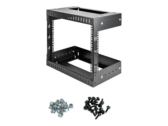 Startech 8U 19" Wall Mount Network Rack, Adjustable Depth 12-20" 2...