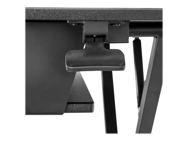 Startech Sit Stand Desk Converter with Keyboard Tray, Large 35" x ...