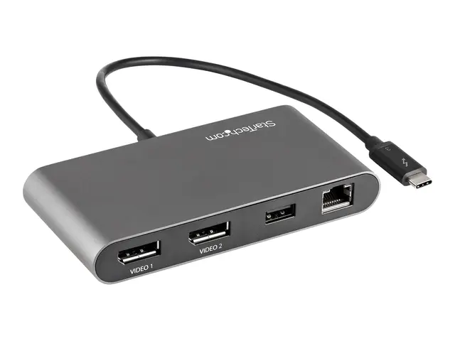 StarTech.com Thunderbolt 3 Mini Dock - Portable Dual Monitor w/ DP...