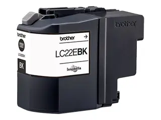 Brother LC22EBK - Super High Yield - svart original - blekkpatron - for Brother MFC-J5920DW