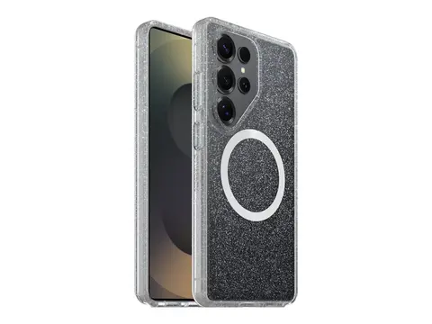 OtterBox React Series - Beskyttende deksel for mobiltelefon stjernestøv (klart glitter) - for Samsung Galaxy S26 Ultra