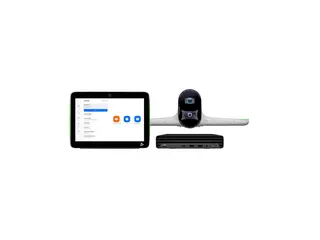 HP Poly Studio Large Room Bundle - For Zoom Rooms videokonferansesett (Poly Studio E70-kamera, Poly TC10-berøringskontroller, HP Mini Conferencing PC) - Zoom Certified - hvit - power adapter included