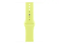Apple - B&#229;nd for smart armb&#229;ndsur - 46mm S/M-st&#248;rrelse - neongul - for Watch Herm&#232;s Series 9, SE 3, Series 10, Series 11, Series 8, Series 9, Ultra 2, Ultra 3
