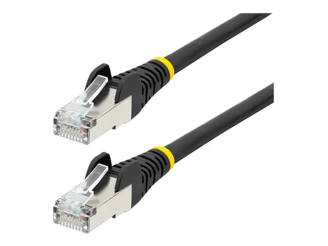 StarTech.com 1.5m CAT6a Ethernet Cable - Black Low Smoke Zero Halo...