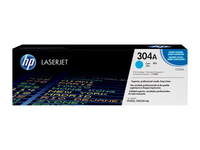 HP 304A - Cyan - original - LaserJet - tonerpatron (CC531A) - for ...