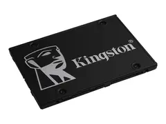 Kingston KC600 - SSD - kryptert 2 TB - intern - 2.5" - SATA 6Gb/s - 256-bit AES-XTS - TCG Opal Encryption, Self-Encrypting Drive (SED)