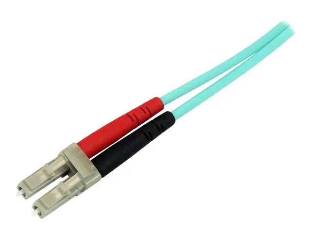 Startech 1m Fiber Optic Cable - 10 Gb Aqua Multimode Duplex 50/125...
