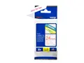 Brother TZe-252 - Standardklebemiddel - r&#248;dt p&#229; hvitt Rull (2,4 cm x 8 m) 1 kassett(er) laminert teip - for Brother PT-D600, P750; P-Touch PT-1650, 2430, 2700, 2710, 2730, 3600, 9700, 9800, D610