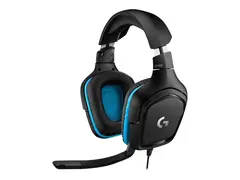 Logitech Gaming Headset G432 - Hodesett - 7,1-kanals full st&#248;rrelse - kablet - USB, 3,5 mm jakk - svart