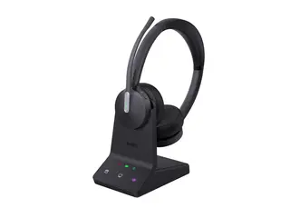 Yealink WH64 Dual - Hodesett - on-ear DECT / Bluetooth - tr&#229;dl&#248;s - Optimert for UC
