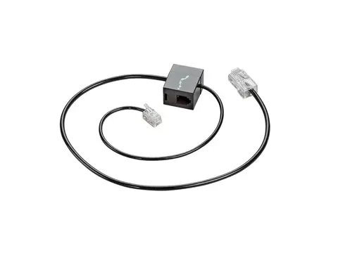 HP Poly - Hodetelefonkabel - 3,5 mm telefonjakk til 3,5 mm telefonjakk Electronic Hook Switch (EHS) - for Poly Savi