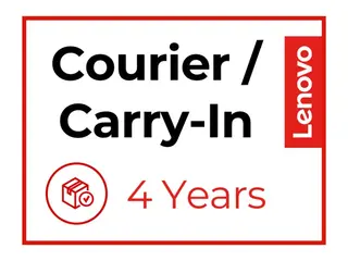 Lenovo Courier/Carry-in Upgrade - Utvidet serviceavtale deler og arbeid (for notebook'er) - 4 år (fra opprinnelig kjøpsdato for utstyret) - for ThinkPad P14s Gen 3; P14s Gen 4; P15v Gen 3; P16s Gen 1; T15p Gen 3