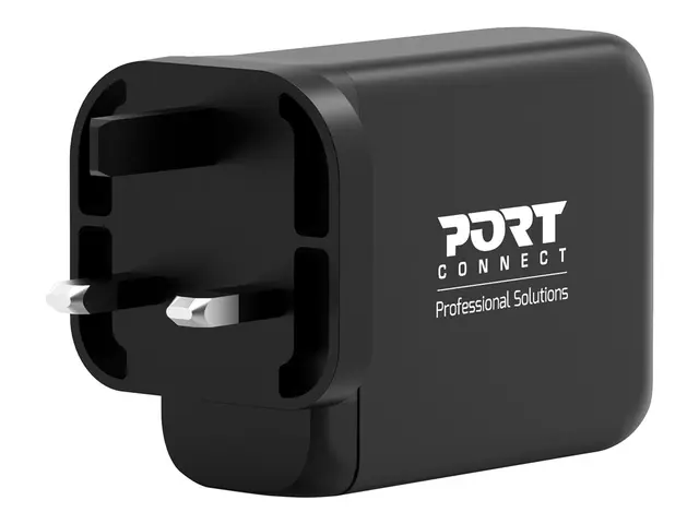 PORT Connect - Strømadapter GaN-teknologi 120 watt 5 A PD, PD 3.0,...