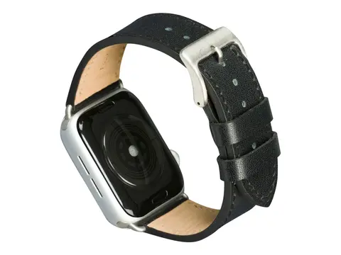 dbramante1928 Copenhagen - Klokkestropp for smart armb&#229;ndsur svart/s&#248;lv - for Apple Watch Herm&#232;s Series 9, SE 3, Series 10, Series 11, Series 8, Series 9