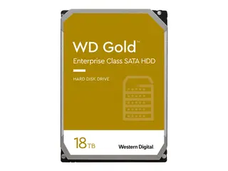 WD Gold WD181KRYZ - Harddisk - 18 TB intern - 3.5" - SATA 6Gb/s - 7200 rpm - buffer: 512 MB