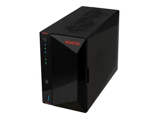 ASUSTOR Nimbustor 2 Gen 2 AS5402T - NAS-server SATA 6Gb/s - RAID RAID 0, 1, 5, 6, 10, JBOD - RAM 4 GB - 2.5 Gigabit Ethernet - iSCSI st&#248;tte