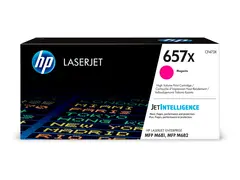 HP 657X - Høy ytelse - magenta - original LaserJet - tonerpatron (CF473X) - for Color LaserJet Enterprise MFP M681; LaserJet Enterprise Flow MFP M681, MFP M682