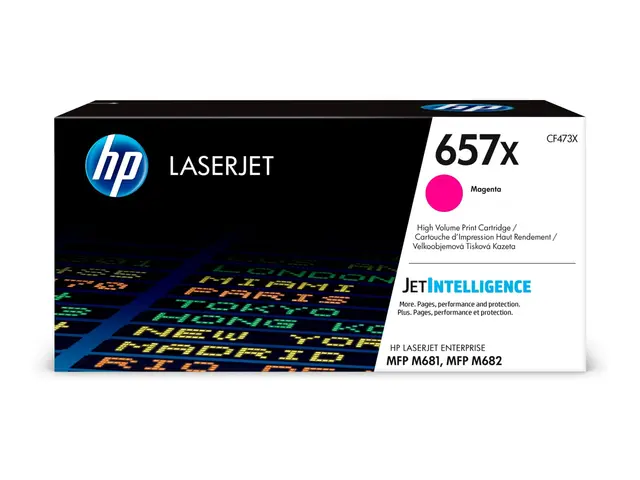 HP 657X - Høy ytelse - magenta - original - LaserJet - tonerpatron...