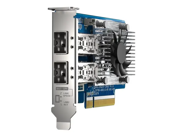 QNAP QXG-25G2SF-CX6 - Nettverksadapter - PCIe 4.0 x8 lav profil - ...