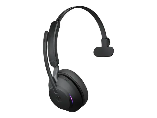 Jabra Evolve2 65 MS Mono - Hodesett - on-ear - konvertibel - Bluet...
