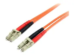 StarTech.com 5m Fiber Optic Cable Multimode Duplex 62.5/125 - LSZH - LC/LC - OM1 - LC to LC Fiber Patch Cable (FIBLCLC5) - koblingskabel - 5 m - 5 m - oransje