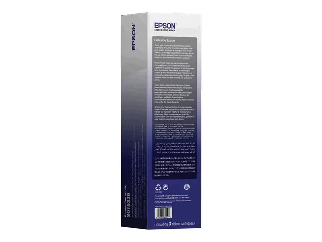 Epson - Svart - skriverbånd - for PLQ 20, 20D, 20DM, 20M, 22, 22CS...