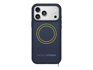 OtterBox Sole Series - Baksidedeksel for mobiltelefon MagSafe-samsvar - holdbart stoff - ekte stille (blå) - for Apple iPhone 17 Pro Max