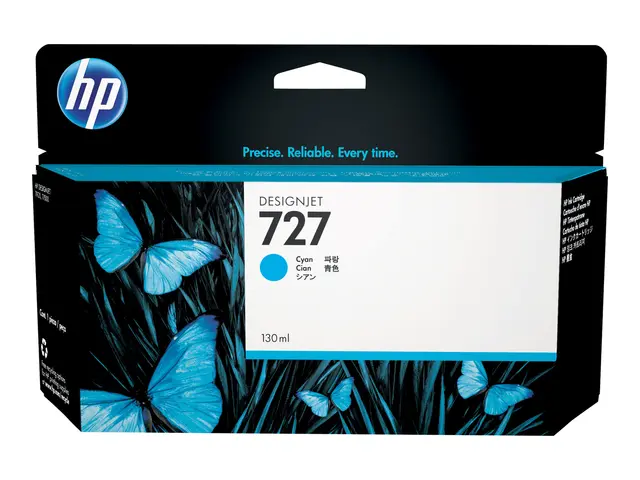 HP 727 - 130 ml - cyan - original - DesignJet - blekkpatron - for ...